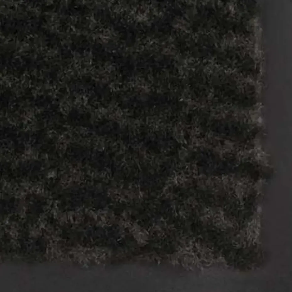 vidaXL - Deurmat - Zwart - Stof - 90 x 150 cm