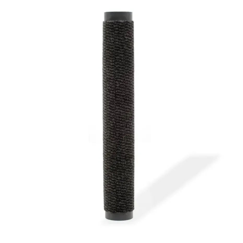 vidaXL - Deurmat - Zwart - Stof - 120 x 180 cm