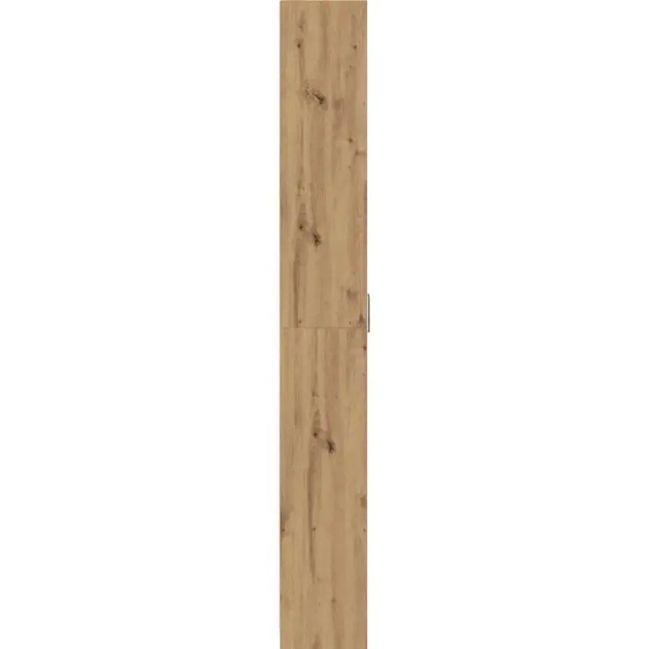 vidaXL - 2-deurs Kledingkast met planken - Hout - Artisan eiken - 55x25x189 cm