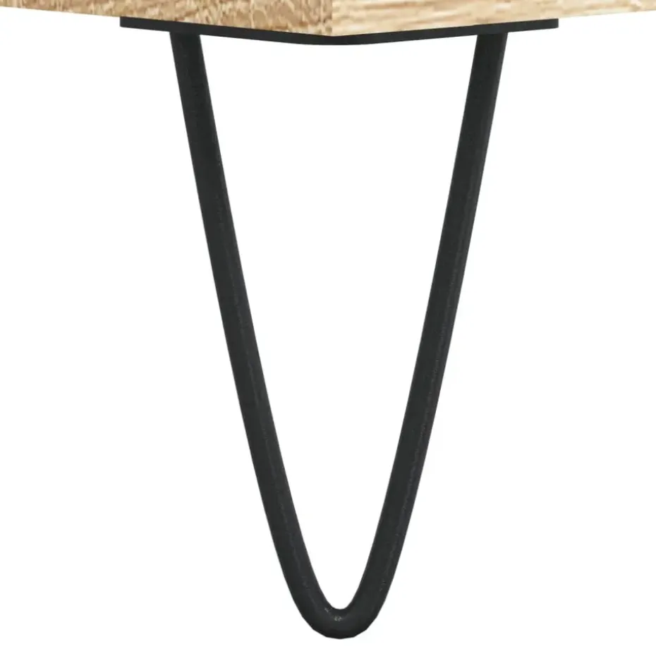 vidaXL - Dressoir - Bruin - Bewerkt hout