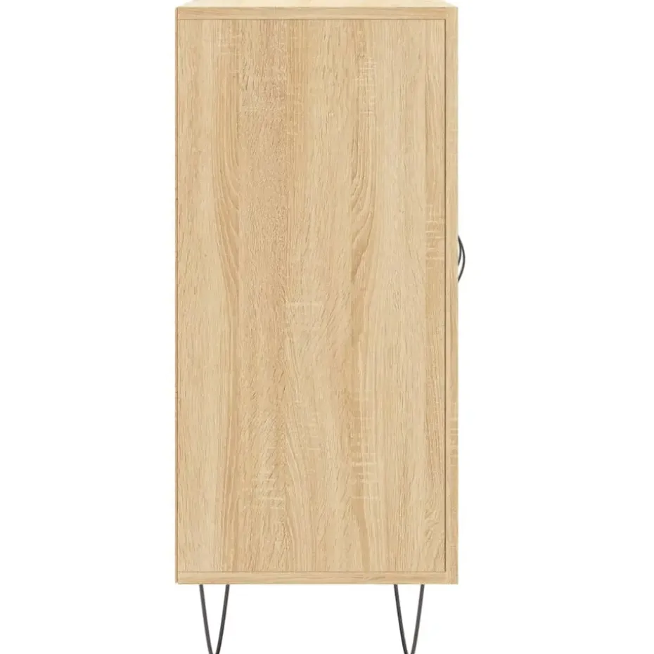 vidaXL - Dressoir - Bruin - Bewerkt hout