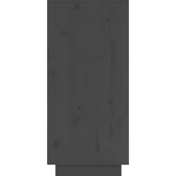 vidaXL - Dressoir - Grijs - Grenenhout - 2 stuks