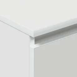 vidaXL - Dressoir - Wit - Bewerkt hout