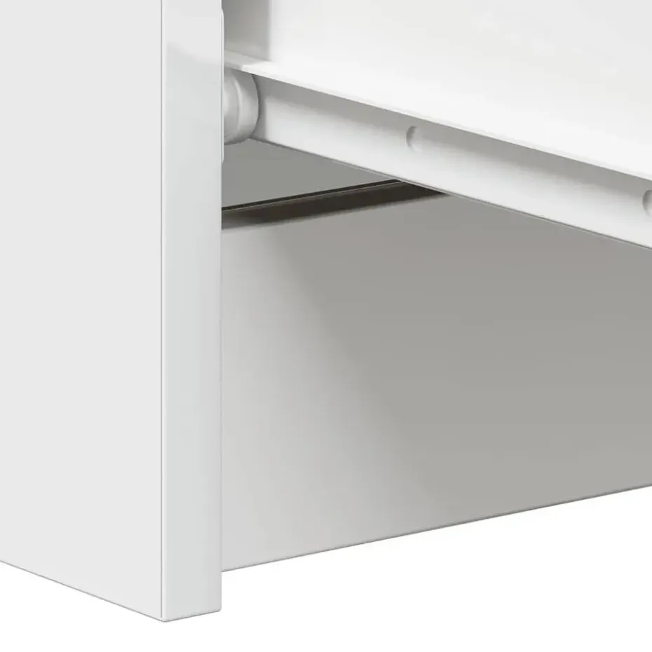 vidaXL - Dressoir - Wit - Bewerkt hout