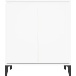 vidaXL - Dressoir - Wit - Bewerkt hout