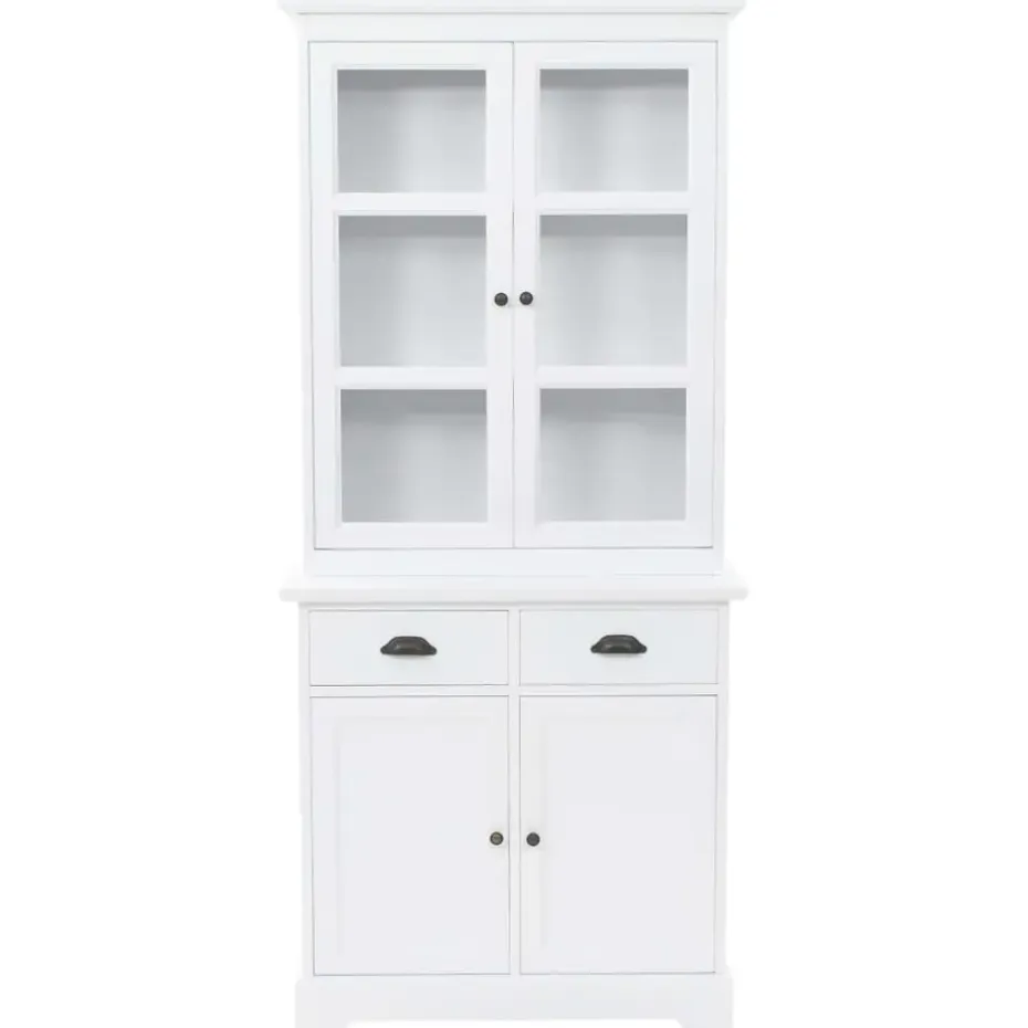 vidaXL - Dressoir - Wit - Grenenhout