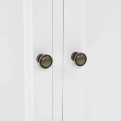 vidaXL - Dressoir - Wit - Grenenhout