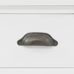 vidaXL - Dressoir - Wit - Grenenhout