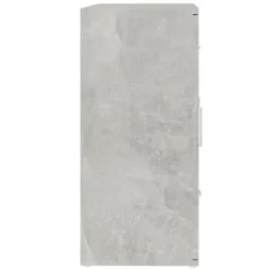 vidaXL - Dressoir met 2 deuren 3 lades - Betongrijs - Hout -91x29.5x65 cm