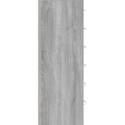 vidaXL - Dressoir met 6 lades - Grijs sonoma eiken - Bewerkt hout - 50x34x96 cm