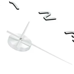 vidaXL - 3d-wandklok - Zilver - Acryl