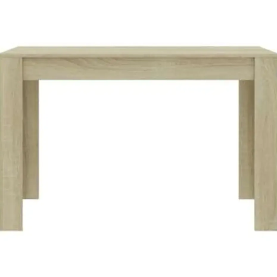vidaXL - Eettafel - Bruin - Bewerkt hout