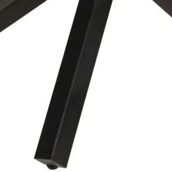 vidaXL - Eettafel - Bruin - Hout - Ø 100 x 75 cm
