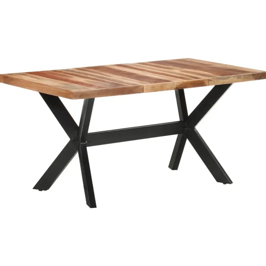 vidaXL - Eettafel - Bruin - Hout - 160 x 80 x 75 cm