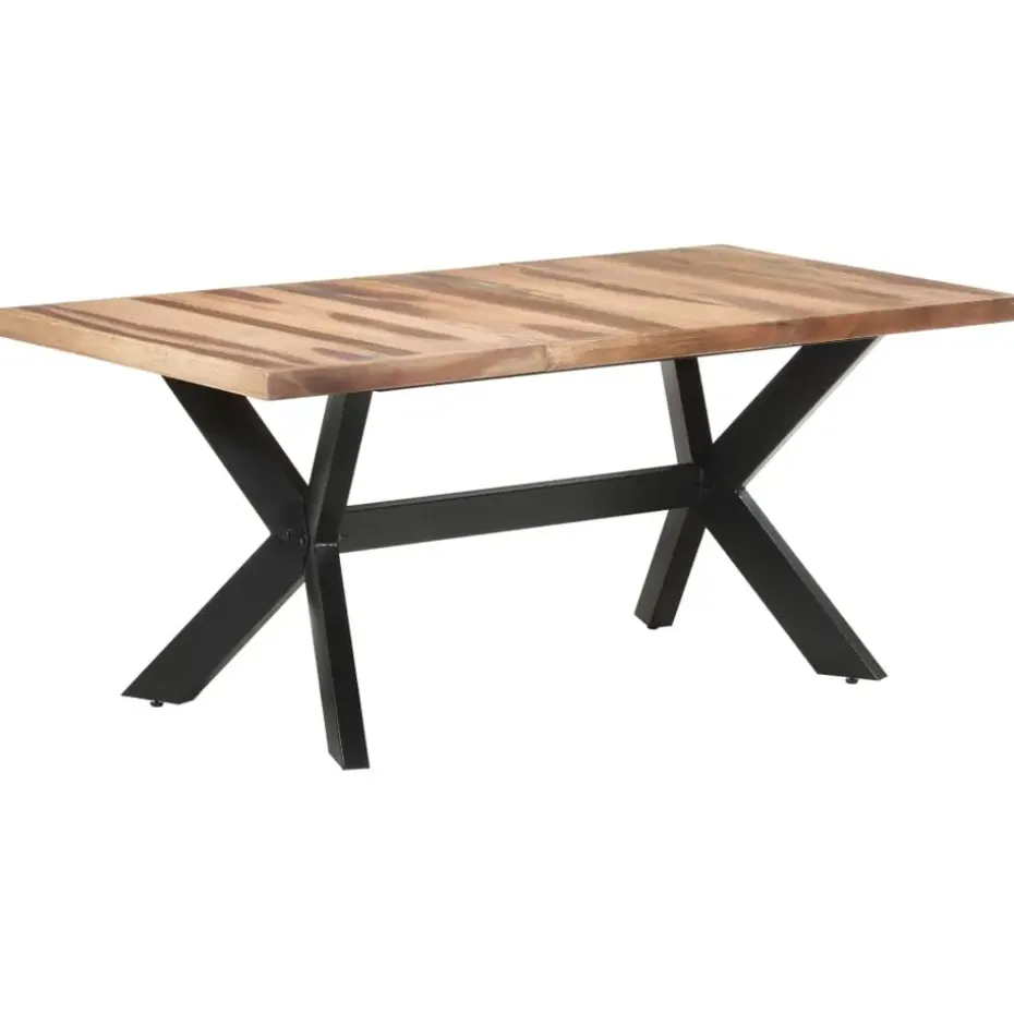 vidaXL - Eettafel - Bruin - Hout - 180 x 90 x 75 cm