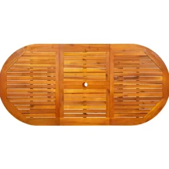 vidaXL - Eettafel - Bruin - Acaciahout - 170 x 80 x 75 cm