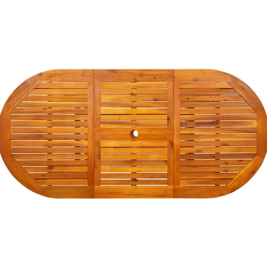 vidaXL - Eettafel - Bruin - Acaciahout - 170 x 80 x 75 cm