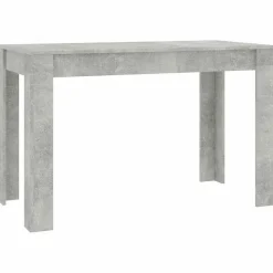 vidaXL - Eettafel - Grijs - Bewerkt hout