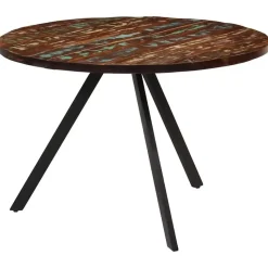 vidaXL - Eettafel - Multikleur - Hout