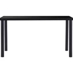 vidaXL - Eettafel - Zwart - Glas - 140 x 70 x 75 cm