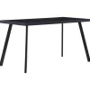 vidaXL - Eettafel - Zwart - Glas - 140 x 70 x 75 cm