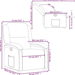 vidaXL - Fauteuil - Bruin - Kunstleer