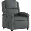 vidaXL - Fauteuil - Grijs - Kunstleer