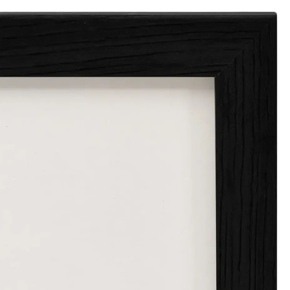 vidaXL - Fotolijst - Zwart - MDF - 2 x (21 x 29.7 cm)