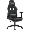vidaXL - Gamingstoel - Grijs - Kunstleer