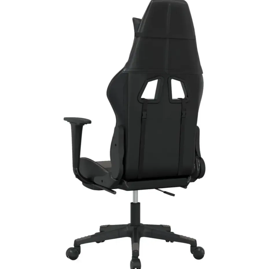 vidaXL - Gamingstoel - Grijs - Kunstleer