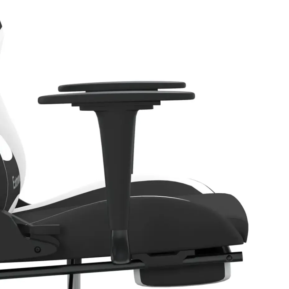 vidaXL - Gamingstoel - Wit - Stof