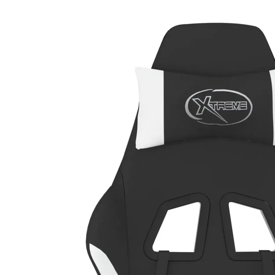 vidaXL - Gamingstoel - Wit - Stof