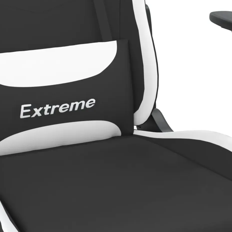 vidaXL - Gamingstoel - Wit - Stof