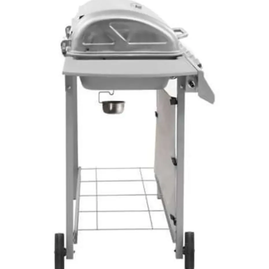 vidaXL - Gasbarbecue-grill - Zilver - Staal