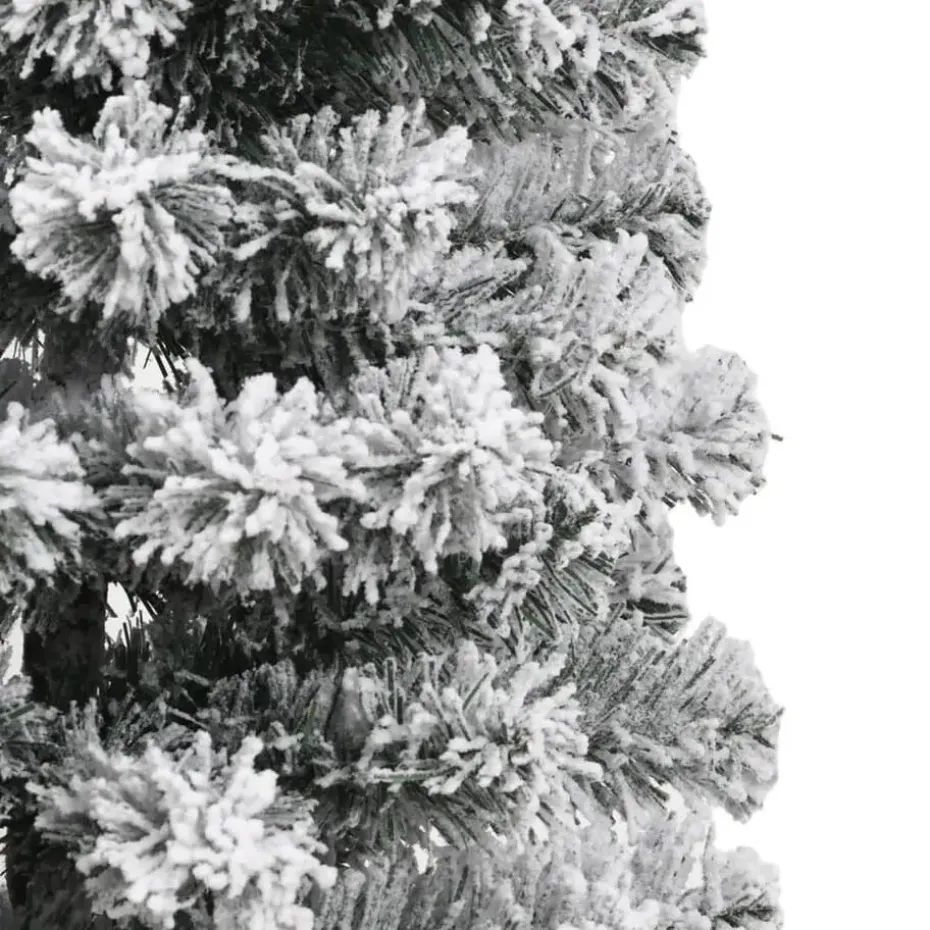 vidaXL - Gescharnierde Kunstkerstboom - Wit - 120 cm
