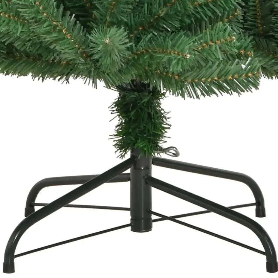 vidaXL - Gescharnierde Kunstkerstboom - Groen - 180 cm