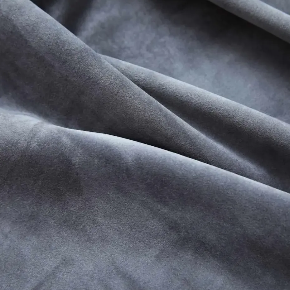 vidaXL - Gordijn - Antraciet - Fluweel - 140 x 245 cm - 2 stuks