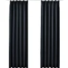 vidaXL - Gordijn - Antraciet - Stof - 140 x 245 cm