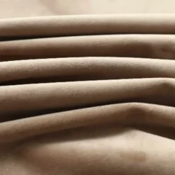 vidaXL - Gordijn - Beige - Fluweel - 140 x 175 cm - 2 stuks