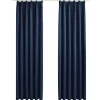 vidaXL - Gordijn - Blauw - Stof - 140 x 175 cm
