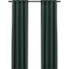 vidaXL - Gordijn - Groen - Stof - 140 x 245 cm - 2 stuks