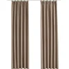 vidaXL - Gordijn - Taupe - Stof - 140 x 245 cm - 2 stuks