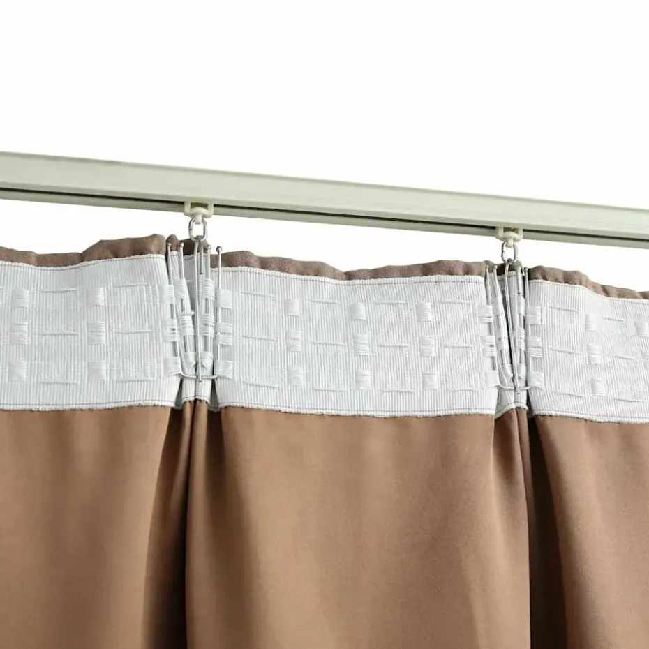 vidaXL - Gordijn - Taupe - Stof - 140 x 245 cm - 2 stuks