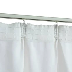 vidaXL - Gordijn - Wit - Stof - 140 x 245 cm - 2 stuks