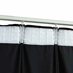 vidaXL - Gordijn - Zwart - Fluweel - 140 x 225 cm - 2 stuks