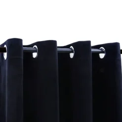 vidaXL - Gordijn - Zwart - Fluweel - 140 x 245 cm - 2 stuks