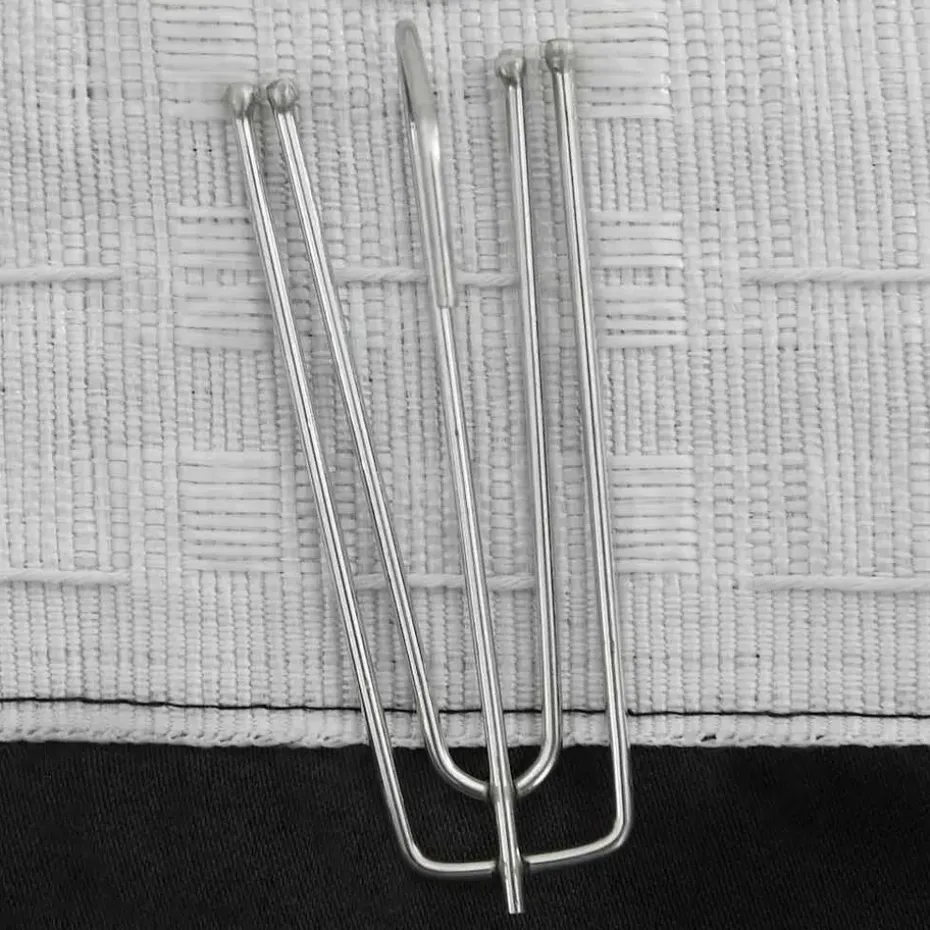 vidaXL - Gordijn - Zwart - Stof - 140 x 225 cm - 2 stuks