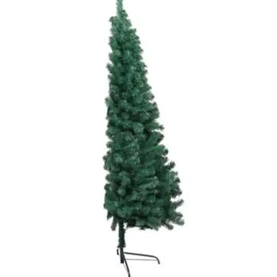 vidaXL - Halve Kerstboom - Groen - 180 x 115 cm