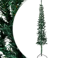 vidaXL - Halve Kunstkerstboom - Groen - 150 cm