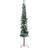 vidaXL - Halve Kunstkerstboom - Groen - 120 cm